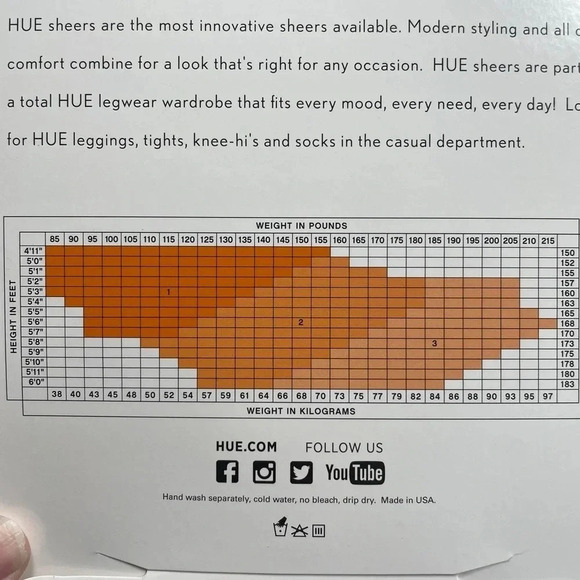 Hue Gotta Have it! Fabolous Fashion Sheers Bundle Size 2 • Nude Blush, Black - Picture 6 of 6